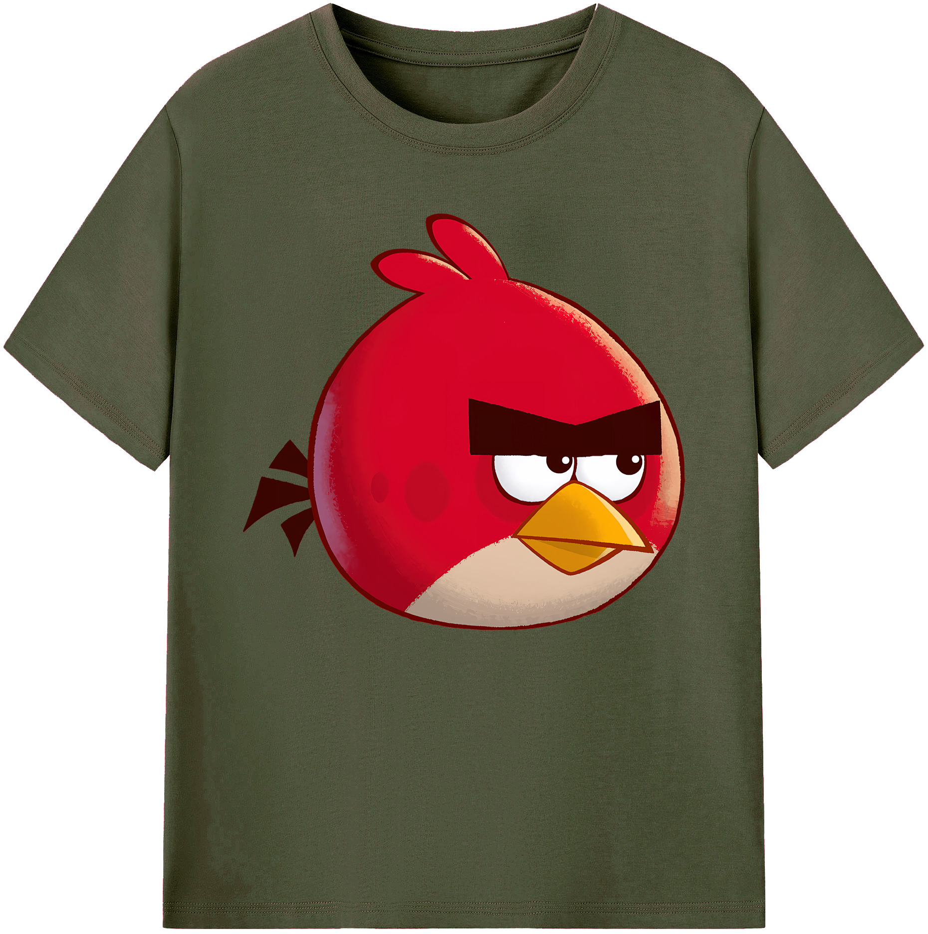 （画像用） Angry Birds アングリーバード 綿100％ メンズ半袖Tシャツ｜肌触りやわらか＆通気性